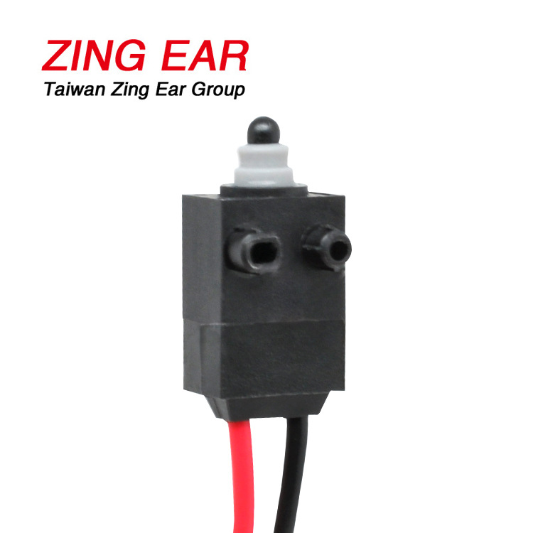 ZINGEAR 电动汽车充电枪微动开关 G304G放电枪防水微动开关带两线