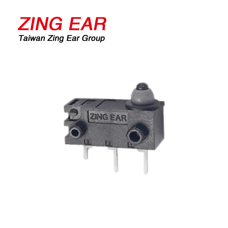 充电枪/充电口盖防水微动开关 PCB端子行程开关 微动开关夹仔式